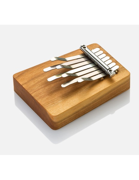 Sanza (kalimba) sur planche - 7 lames - Hokema