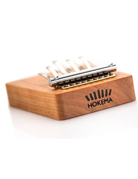 Sanza (kalimba) sur planche - 9 lames - Hokema