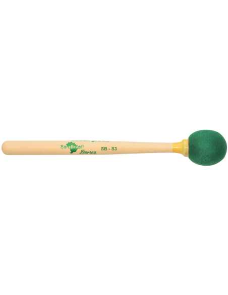 Batte de surdo - manche bois - feutrine mi-dure - Segunda - 35 cm - Liverpool