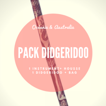 Pack Didgeridoo bambou + Housse