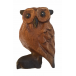 Wooden owl bird calls and sounds - 10 cm
