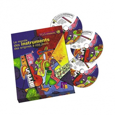 Le monde des instruments de musique coffret avec 3 CD Fuzeau