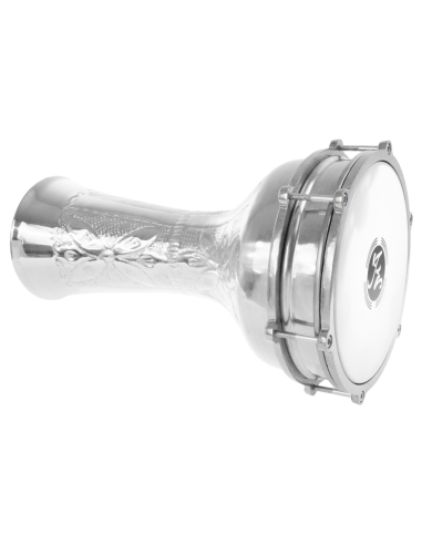 Derbouka Turque 41cm Gravé avec Cymbalettes - Sawt El Ahram