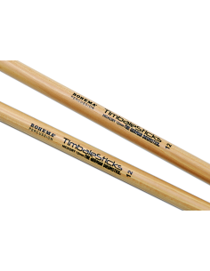 Baguettes Timbales 12mm Hickory - la paire - Rohema 2