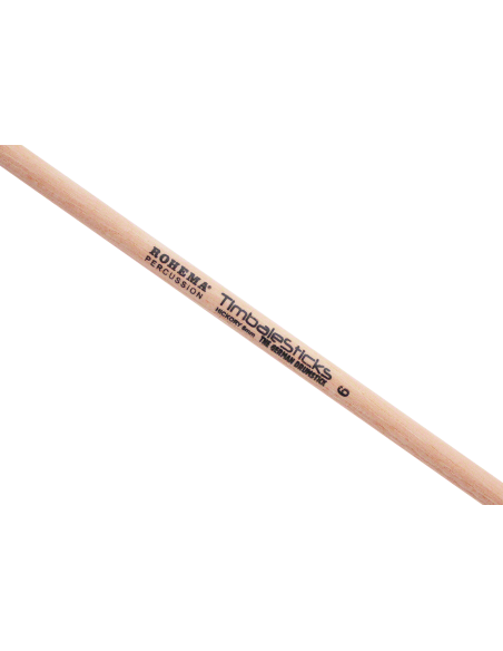 Baguettes Timbales 6mm Hickory - la paire - Rohema