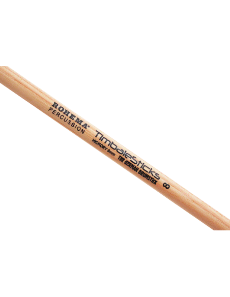 Baguettes Timbales 8mm Hickory - la paire - Rohema