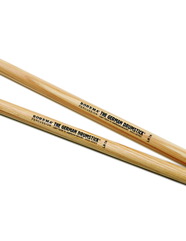 Baguette de batterie Light Rock 7A Hickory - la paire - ROHEMA