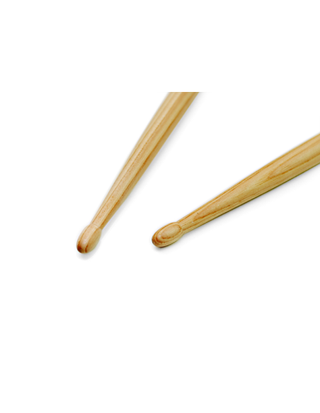 Baguette de batterie Light Rock 7A Hickory - la paire - ROHEMA