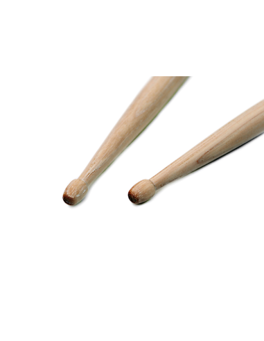 Baguette de batterie Natural 5A Hickory - la paire - ROHEMA