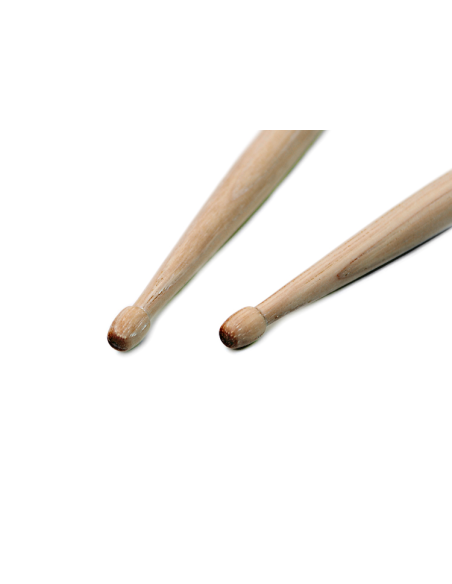 Baguette de batterie Natural 5A Hickory - la paire - ROHEMA