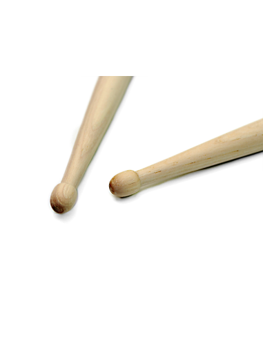 Baguette de batterie Natural 2B Hickory - la paire - ROHEMA