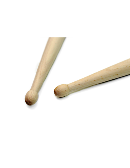 Baguette de batterie Natural 2B Hickory - la paire - ROHEMA