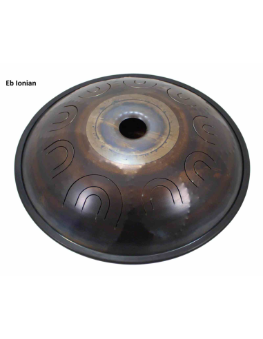Steel Tongue Drum 9 notes - 18" - Ionian Eb - SWD