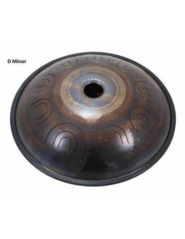 Steel Tongue Drum 9 notes - 18" - D Minor - SWD