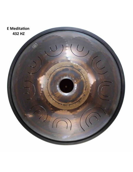 Steel Tongue Drum 9 notes - 18" - E Meditation 432Hz - SWD