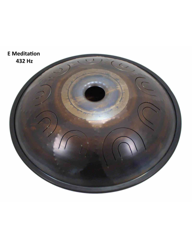 Steel Tongue Drum 9 notes - 18" - E Meditation 432Hz - SWD