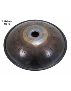 Steel Tongue Drum 9 notes - 18" - D Akebono 432Hz - SWD 2