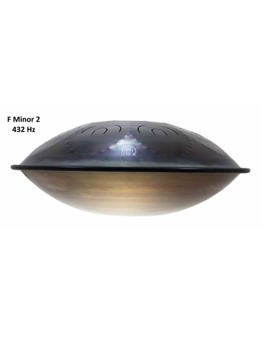 Steel Tongue Drum 9 notes - 18" - F Minor 432Hz 2 - SWD