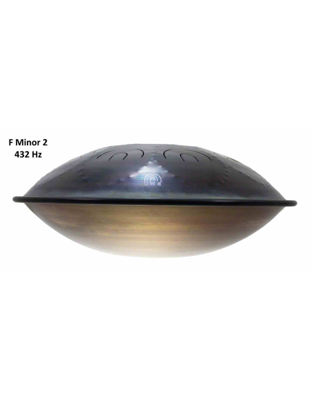 Steel Tongue Drum 9 notes - 18" - F Minor 432Hz 2 - SWD