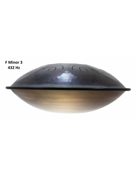 Steel Tongue Drum 9 notes - 18" - F Minor 432Hz 3 - SWD