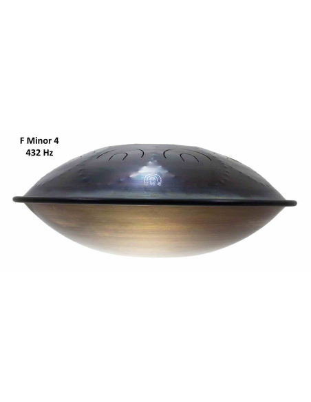 Steel Tongue Drum 9 notes - 18" - F Minor 432Hz 4 - SWD
