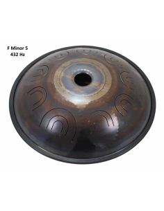Steel Tongue Drum 9 notes - 18" - F Minor 432Hz 5 - SWD 2