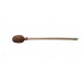 Batte de tambour chamane - Modèle fin en bambou avec feutrine - 30 cm 