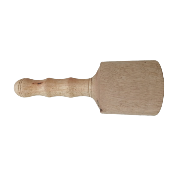 Mallet for Tibetan bowl with leather