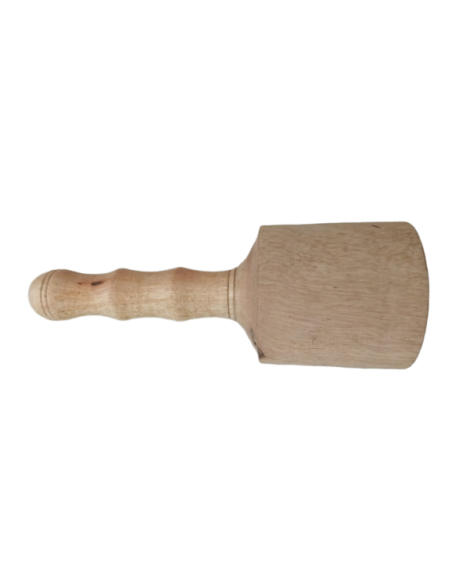 Batte de bol tibétain - modèle classique avec cuir