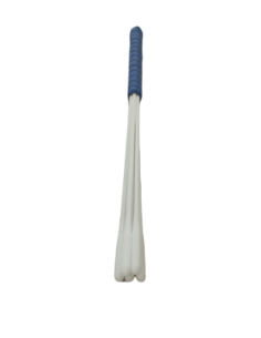 Baguette de tamborim - Mocidade blanche - poignée bleue 2