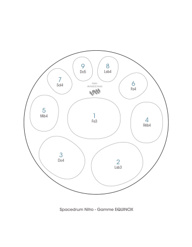 Spacedrum Nitro 9 notes - Equinox