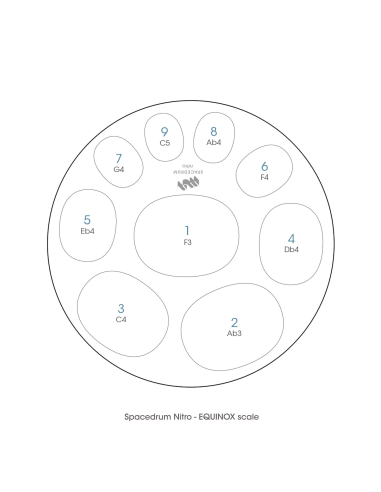 Spacedrum Nitro 9 notes - Equinox