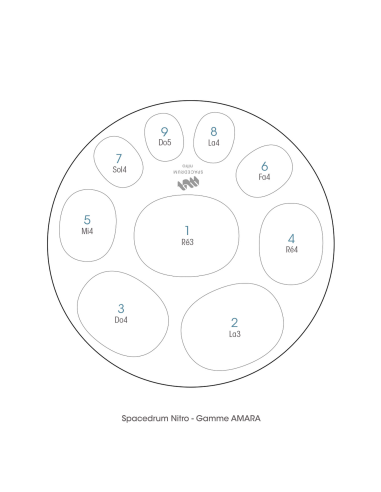 Spacedrum Nitro 9 notes - AMARA