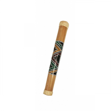 Painted bamboo rainstick different lengths available - Roots