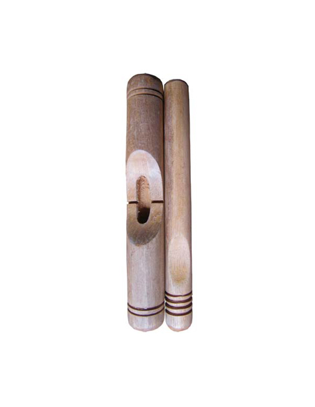 Claves en bois de type africano petite